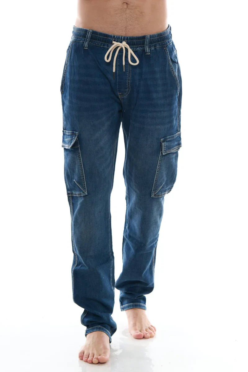 Pantalon Denim cargo Keyjey