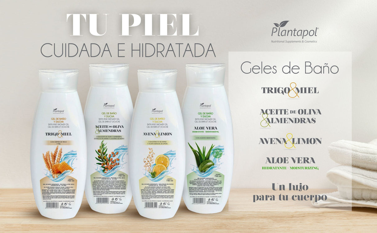 Gel de baño oliva y almendras