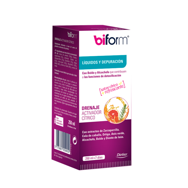 Drenaje activador cítrico 250 ml Biform