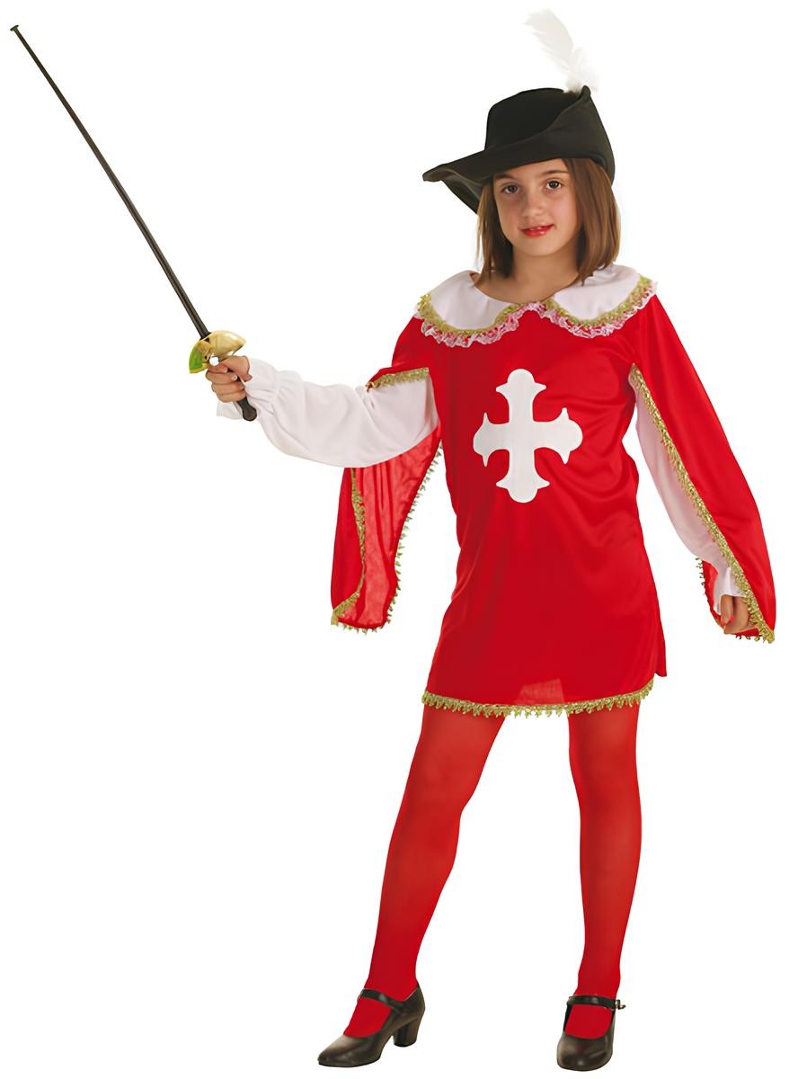 Disfraz de Mosquetera Infantil Niña 1