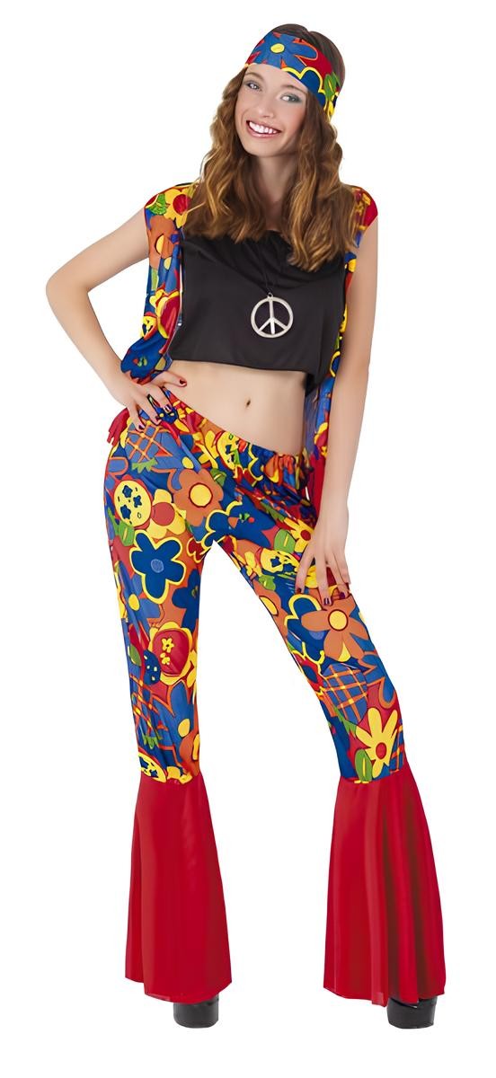 Disfraz Hippy Adulto Mujer 2
