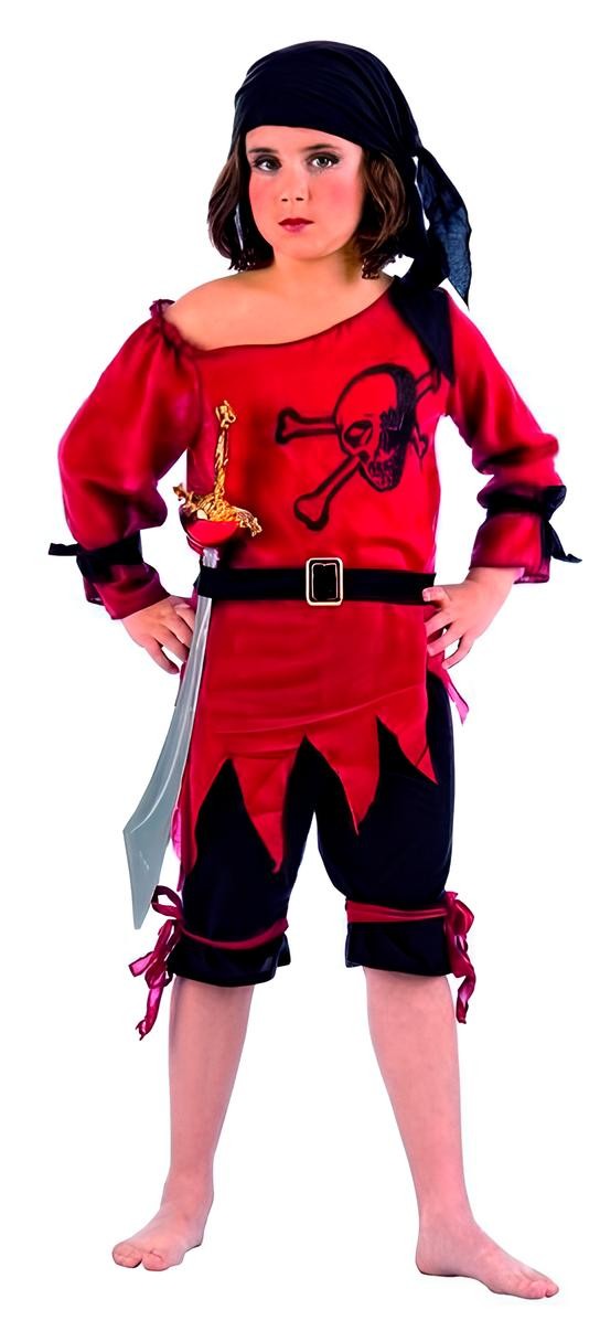Disfraz de Pirata Calavera Infantil Niña 1