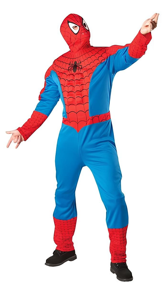 Disfraz Spiderman Musculoso Adulto Hombre 1