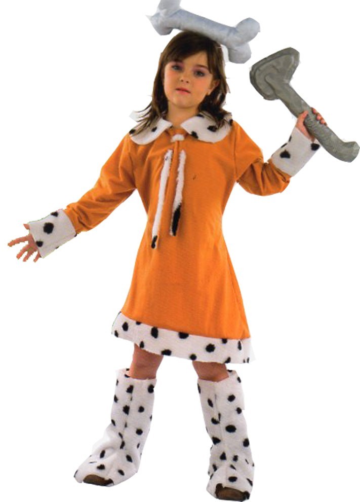 Disfraz de troglodita Infantil niña 1
