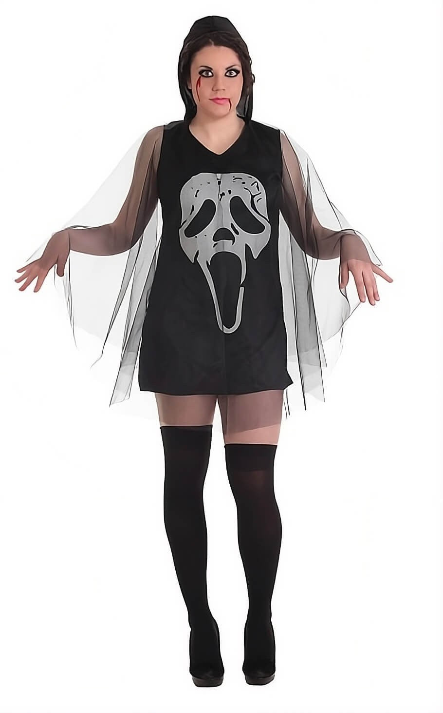 Disfraz Vestido Terror Adulto Mujer 1