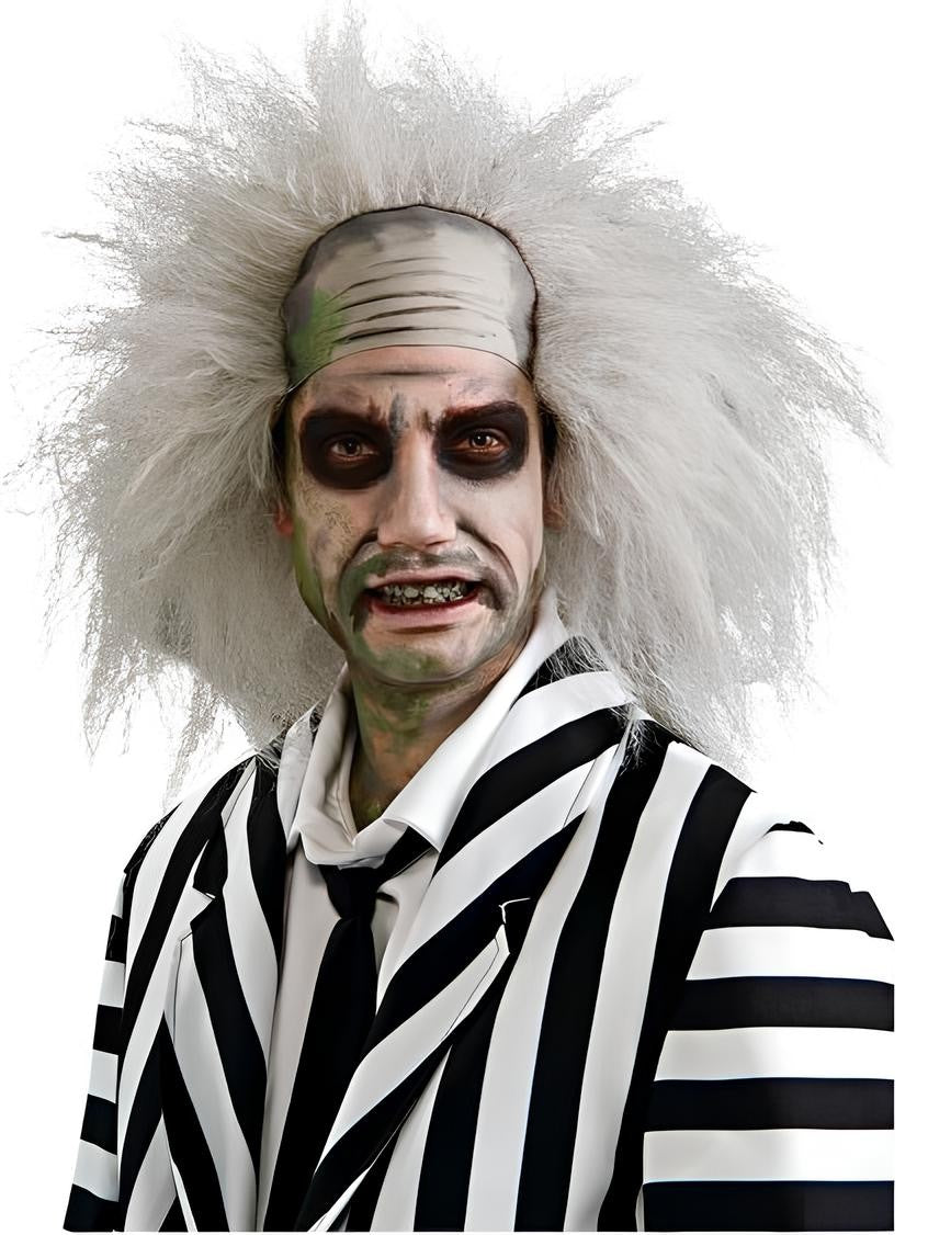 Peluca Halloween Beetlejuice para Adulto 1