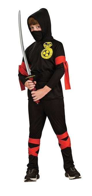 Disfraz Ninja Negro Infantil Niño 1