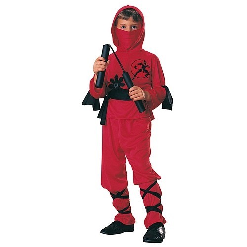 Disfraz Ninja Rojo Infantil Niño 1