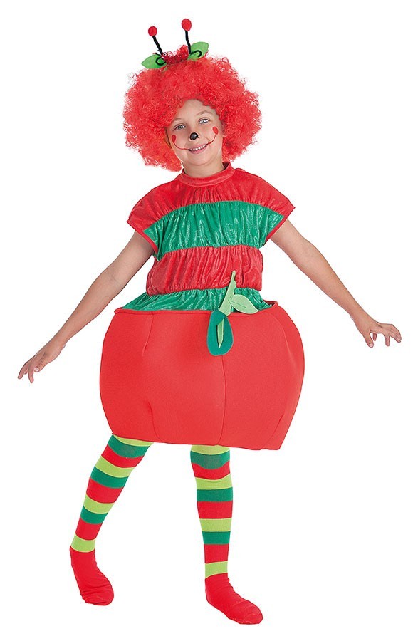 Disfraz de Gusano Manzana Infantil Niño 1