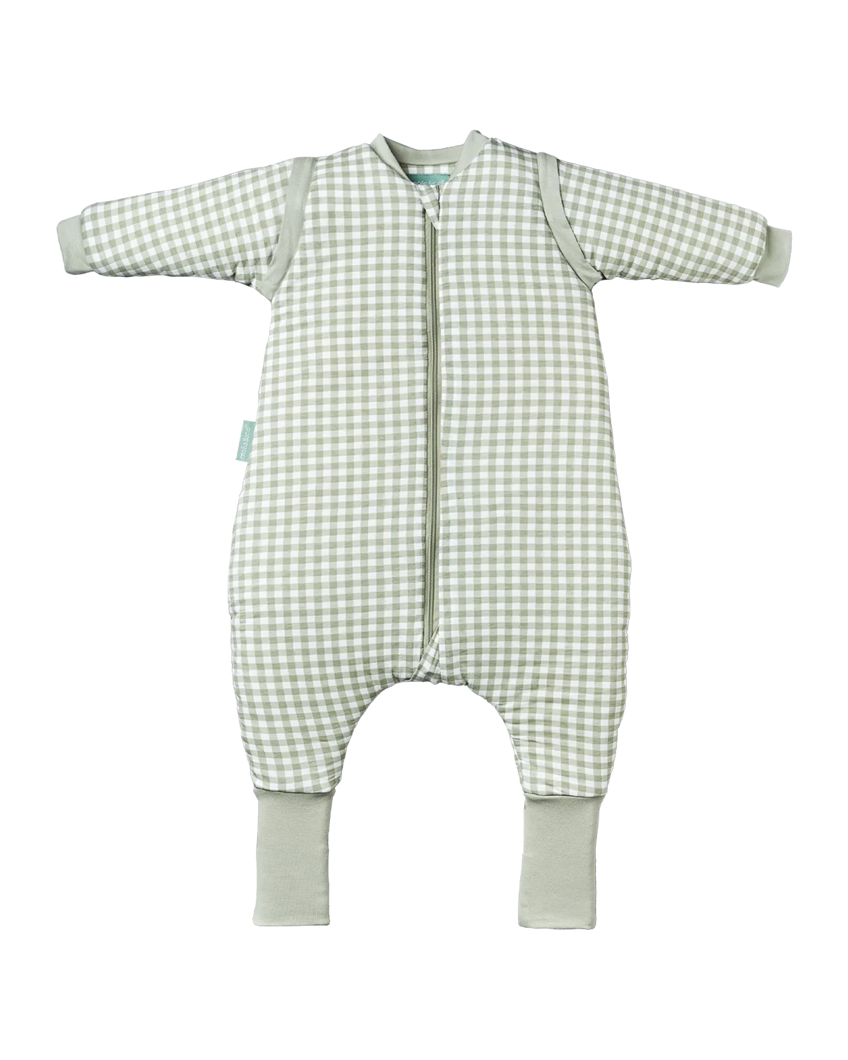 Pijama manta con mangas y calcetines antideslizantes - Mint Tea - TOG 2.5 1