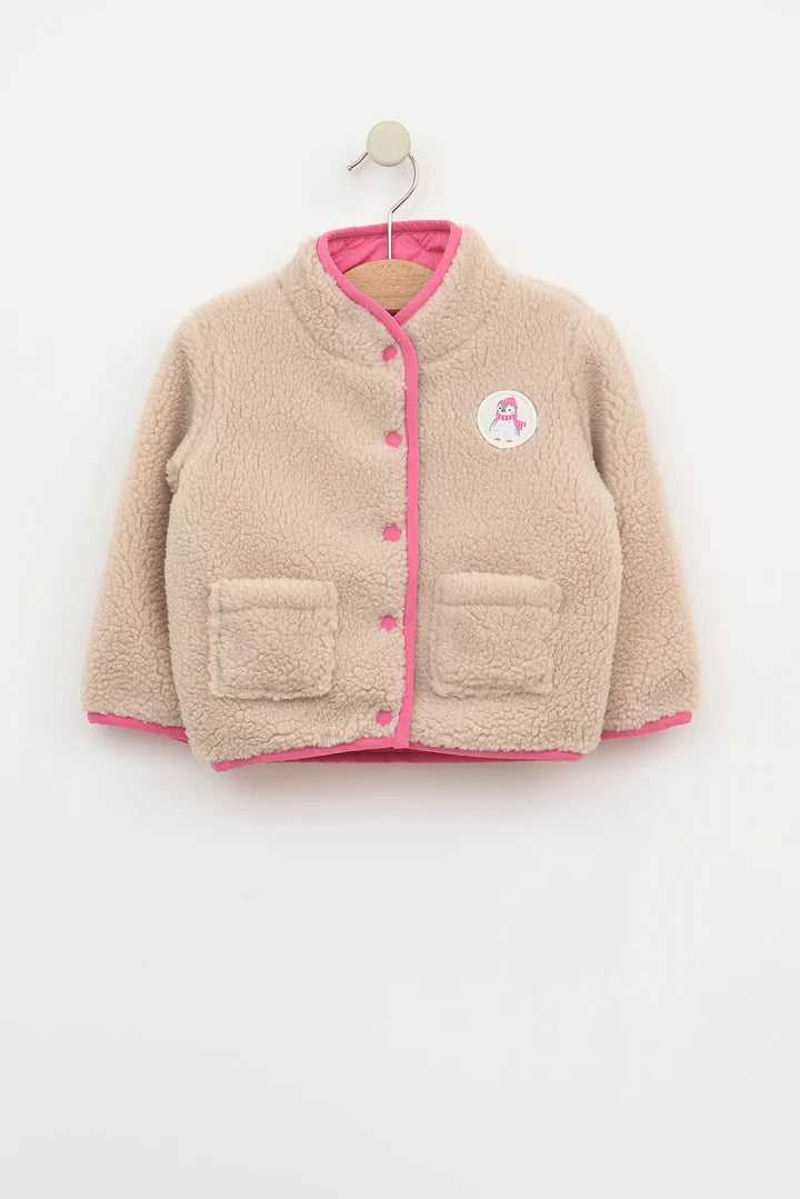 Chaqueta de borreguito con detalles a contraste WT (batela) 1