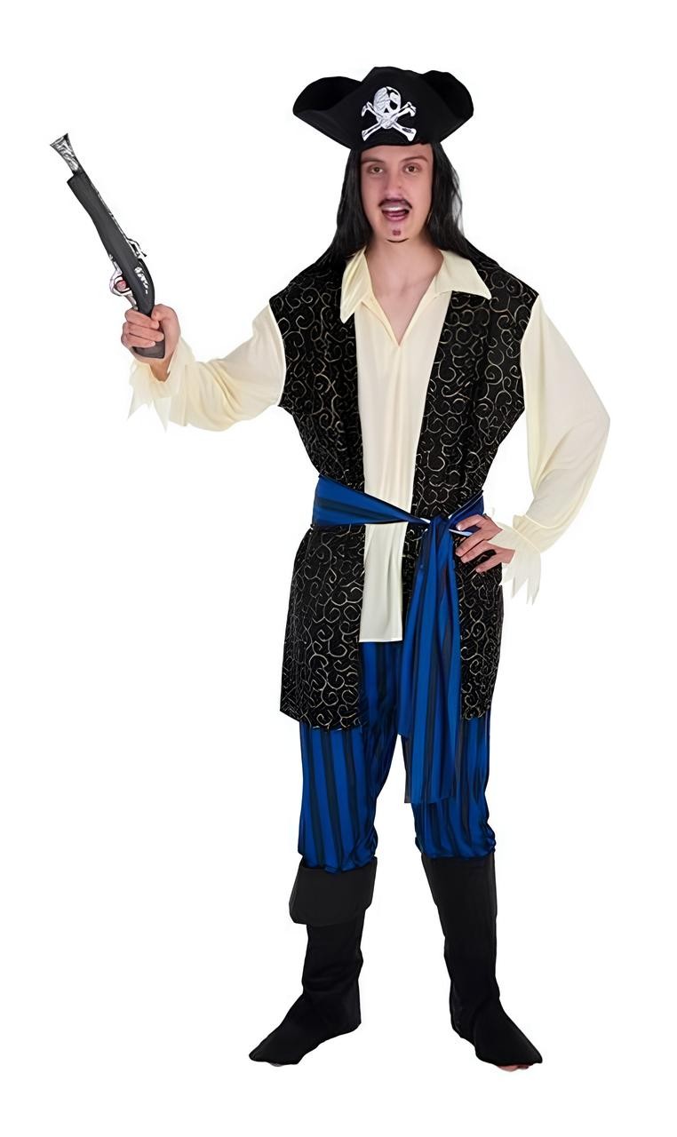 Disfraz Pirata Bucanero Brocado Adulto Hombre 1