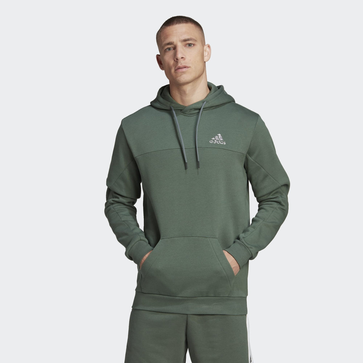 SUDADERA ADIDAS CAPUCHA VERDE 1