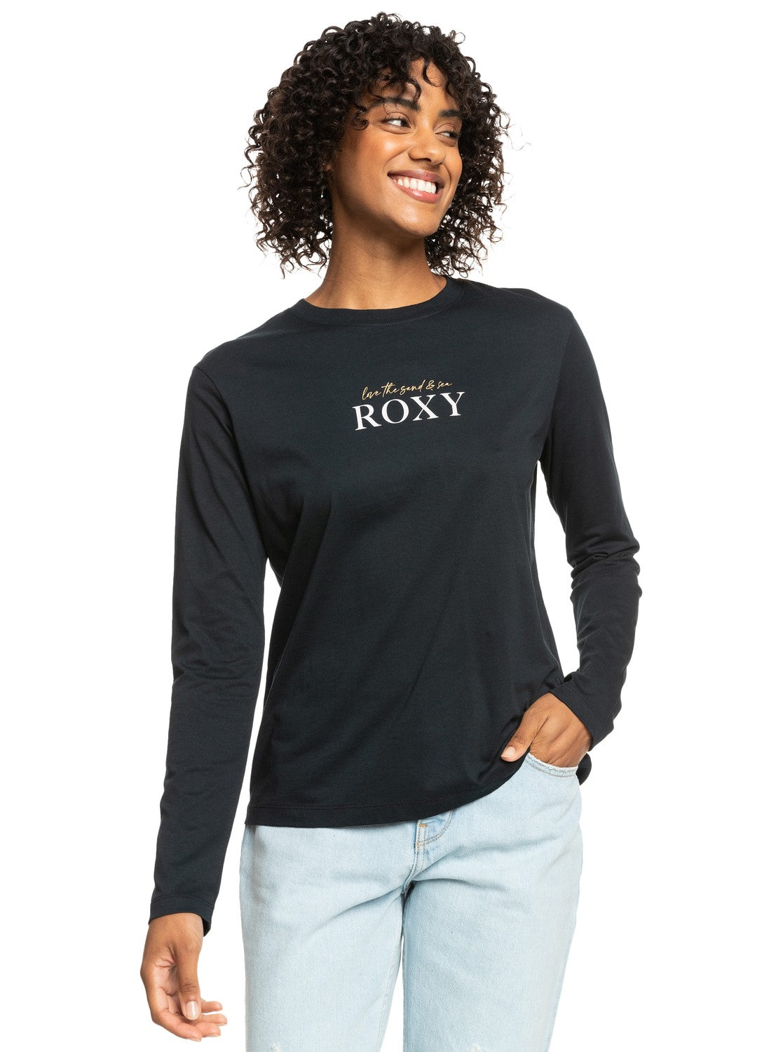 CAMISETA MANGA LARGA BASICA ROXY MUJER 1