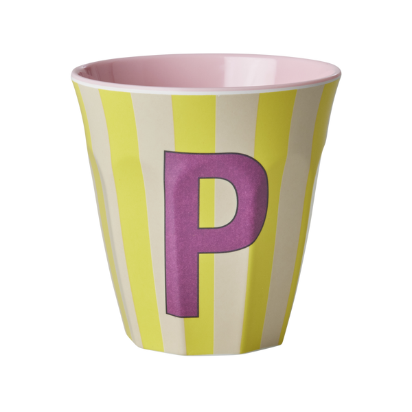 Vaso con inicial