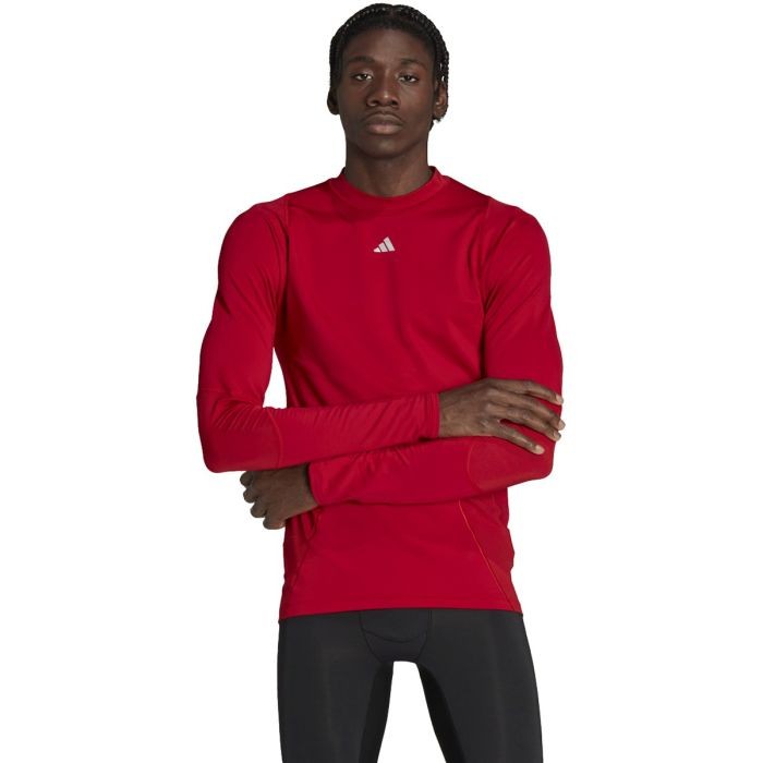 CAMISETA ADIDAS TECHFIT COLD.RDY TÉCNICA ROJA 2