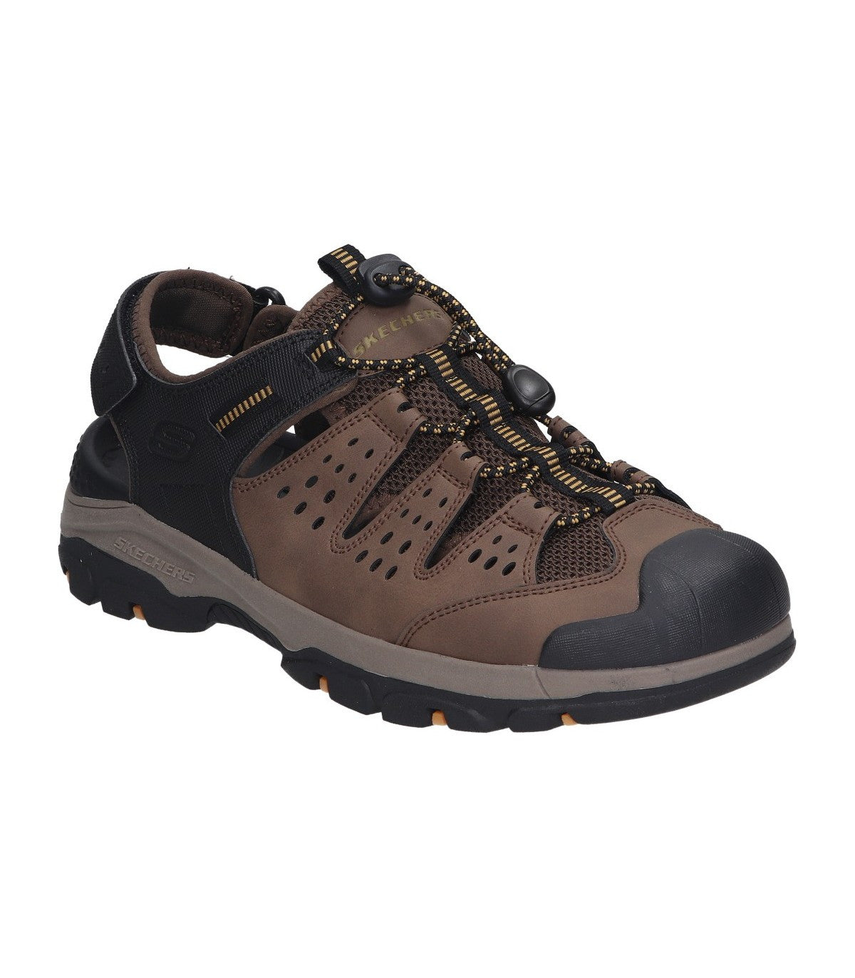 SANDALIA CERRADA SKECHERS TRESMEN MARRON 1