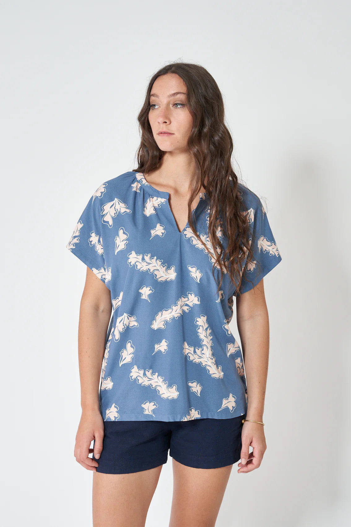 BLUSA BATELA MOTIVOS MARINOS AZUL 1