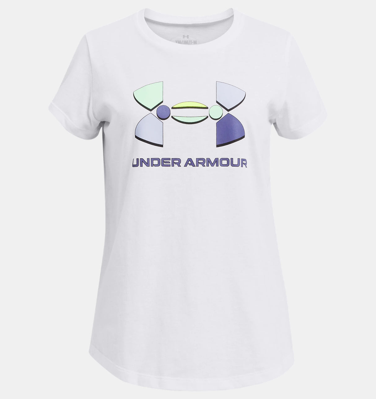 CAMISETA UNDER ARMOUR COLORBLOCK BIG LOGO BLANCO 1
