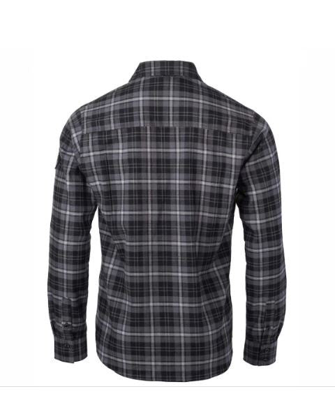 Camisa de hombre Grole Ternua NEGRA GRIS A CUADROS 2