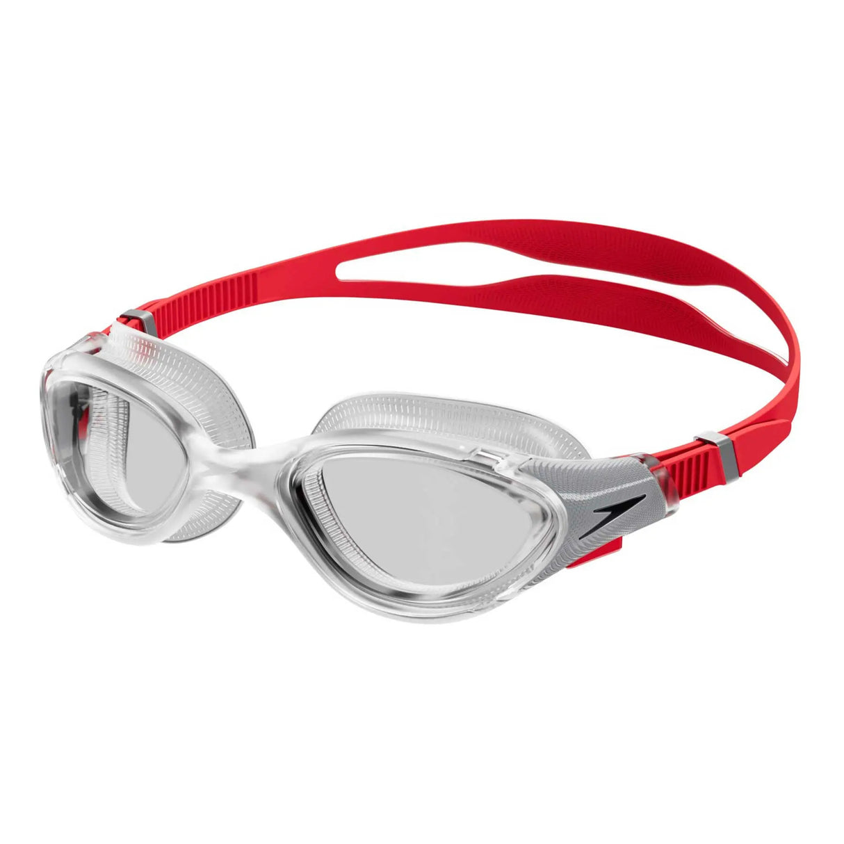 GAFA NATACIÓN SPEEDO BIOFUSE 2.0 GRIS/RJO 1
