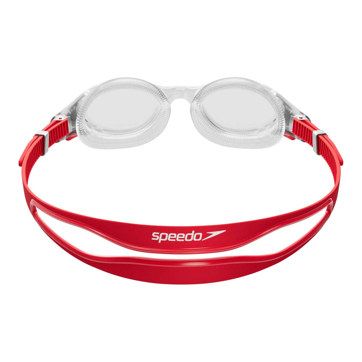 GAFA NATACIÓN SPEEDO BIOFUSE 2.0 GRIS/RJO 2