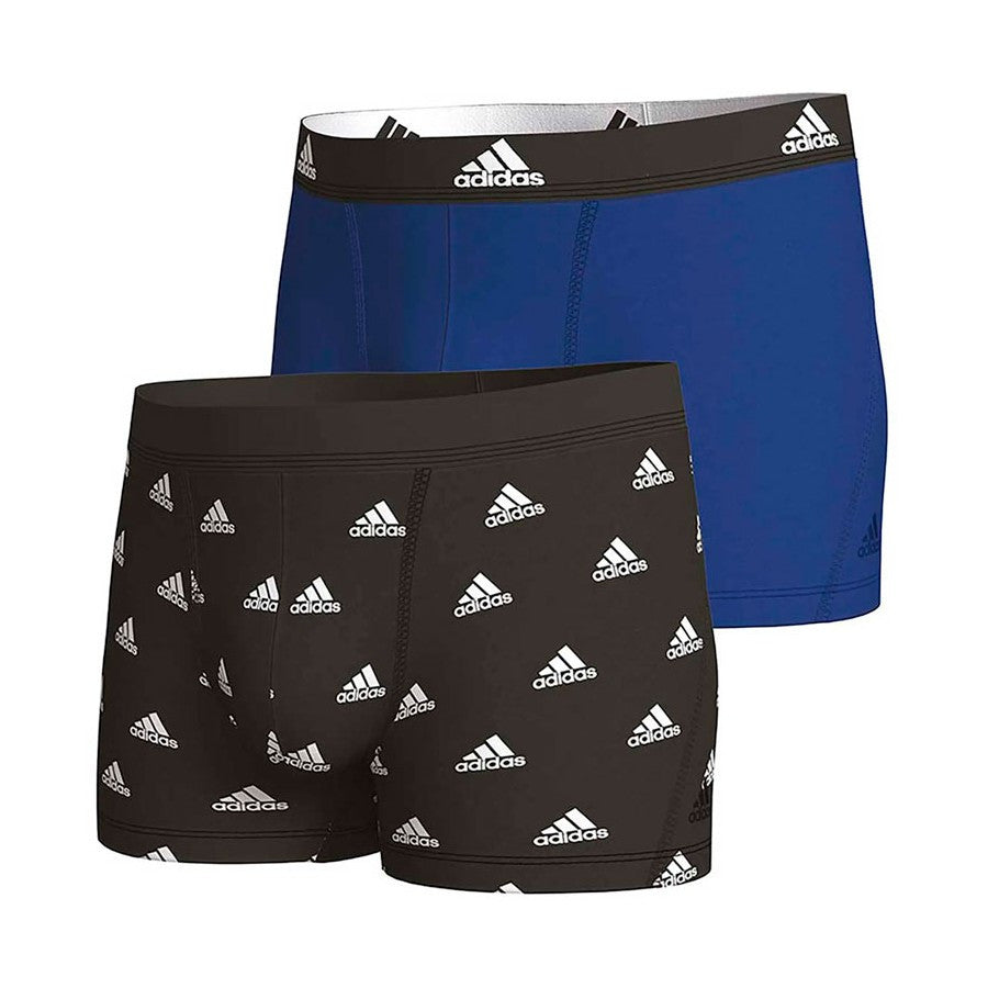ADIDAS BOXER ACTIVE FLEX COTTON 2P AZUL/NEGRO 4A1M20 913 1