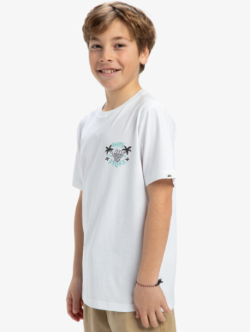 CAMISETA DIBUJO ESPALDA NIÑO QUILKSILVER COLOR BLANCO 2