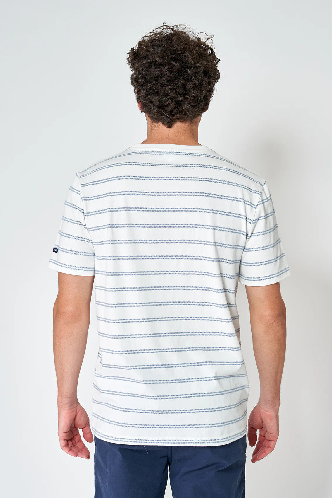 CAMISETA RAYADA BATELA BLANCO 2