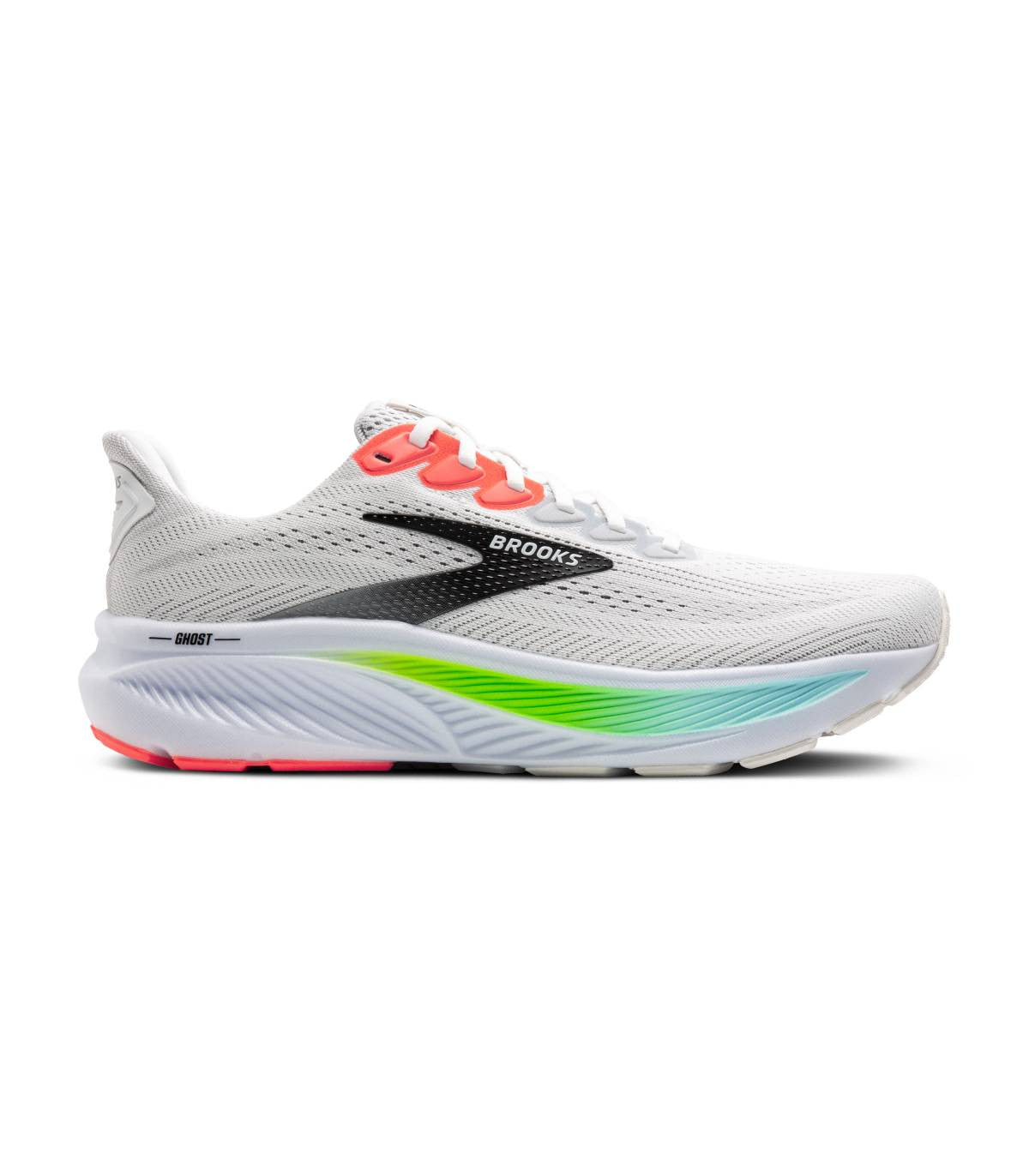 ZAPATILLA RUNNING BROOKS GHOST 17 GRIS 1