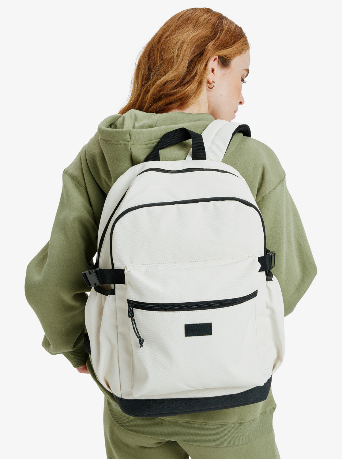 MOCHILA ROXY GATELINE BEIGE 1