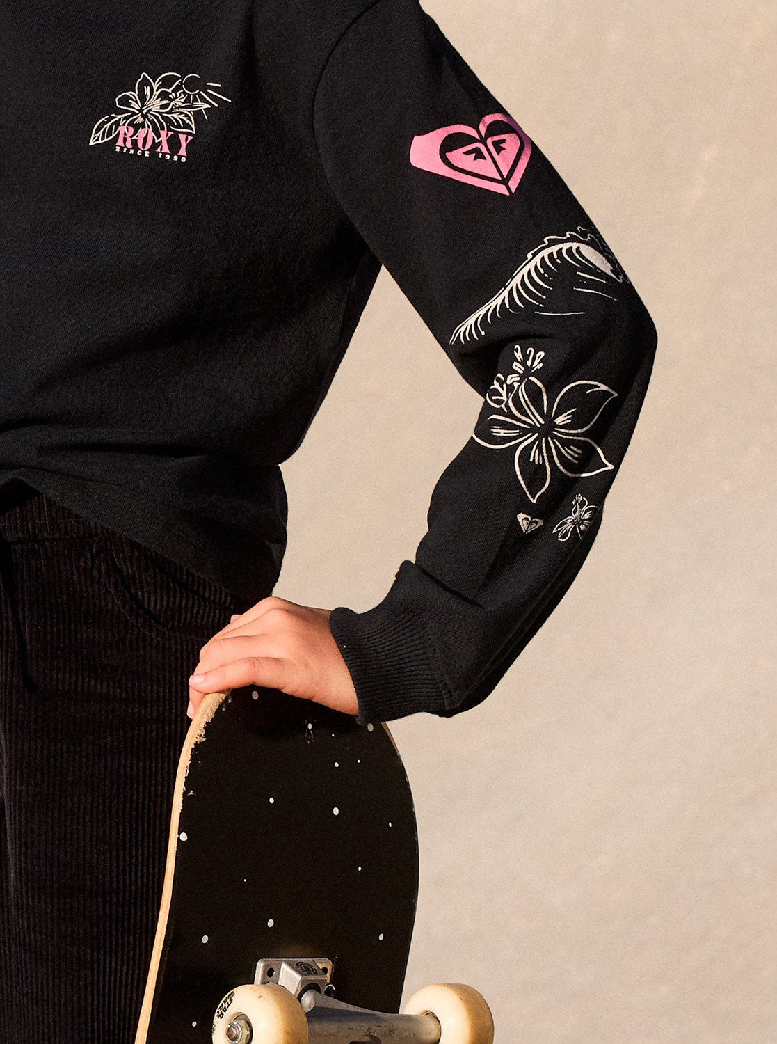 CAMISETA M.L ROXY ORCHIDREGULAR NGR 2