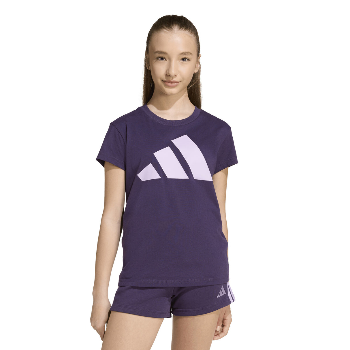 CAMISETA ALGODON PARA NIÑA COLOR MORADO 2