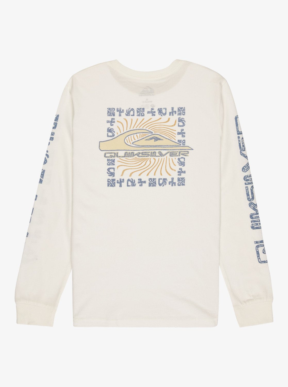CAMISETA MANGA LARGA PARA NIÑO LETRAS MANGA MARCA QUIKSILVER 2
