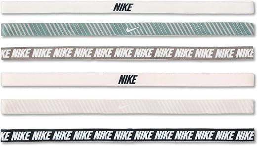 Nike Flex Classic - Diademas para Mujer, Paquete de 6 COLOR MAQUILLAJE 1
