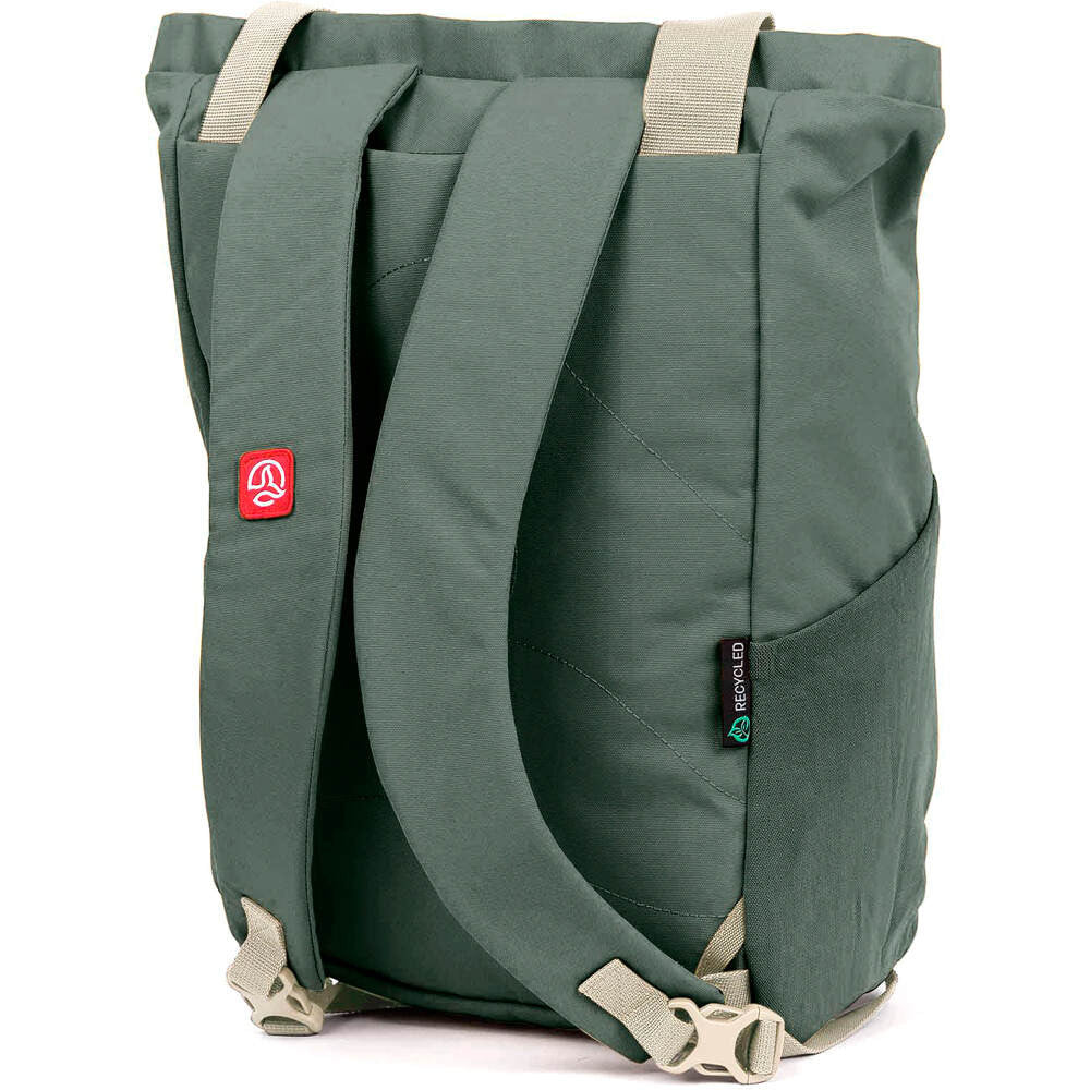 BOLSA MOCHILA TERNUA CORDURA TOTE COLOR VERDE KAKI 2