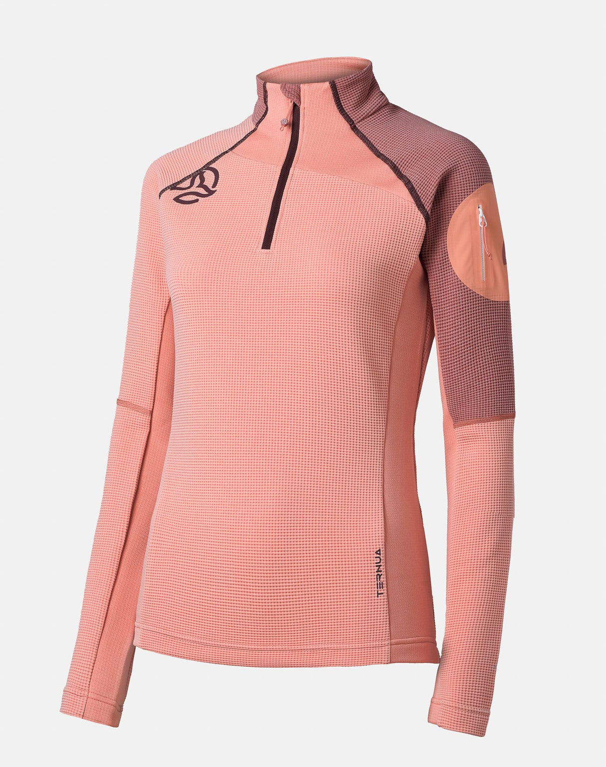 CAMISETA LEMIKA 1/2 CREMALLERA MUJER TERNUA ROSA 1