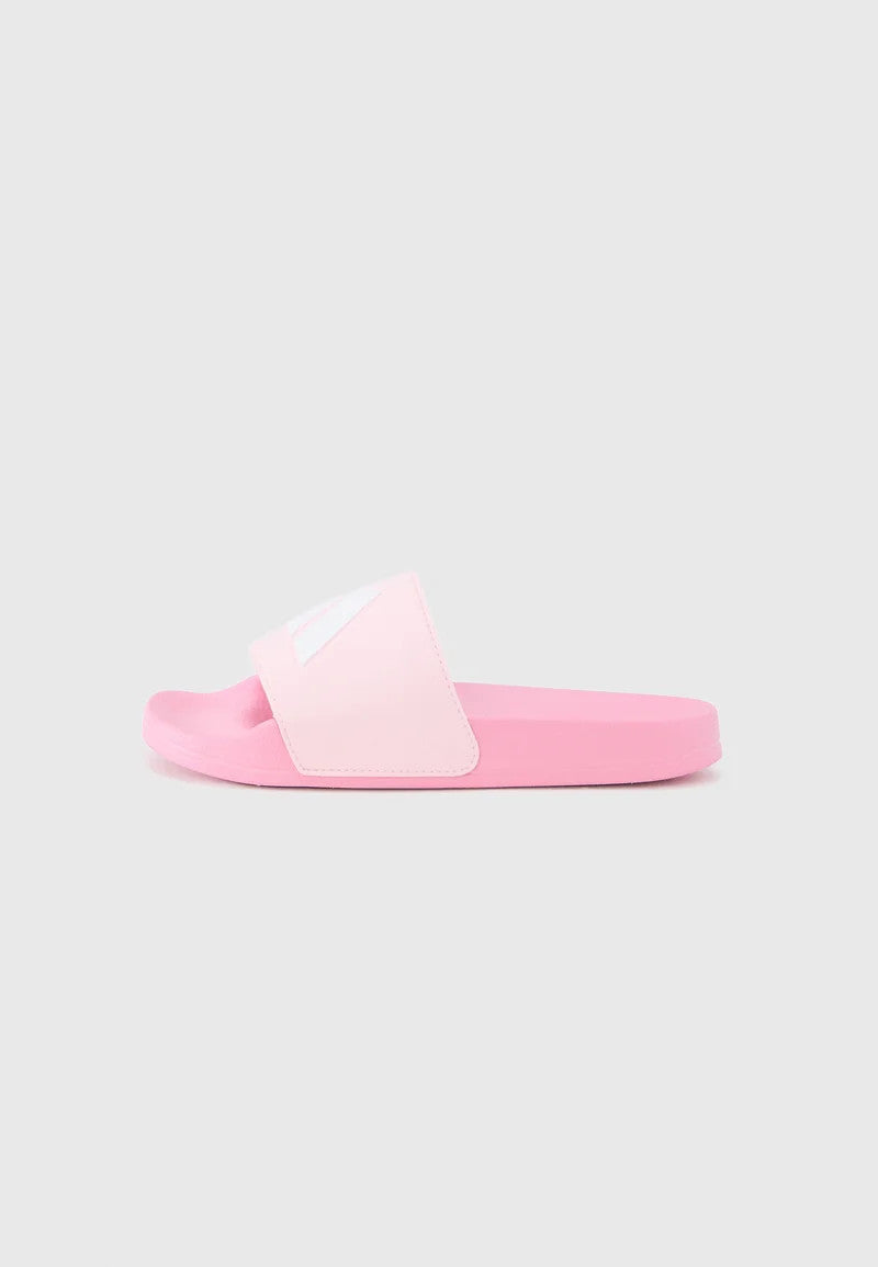 CHANCLA ADILETTE AQUA ROSA LOGO 2