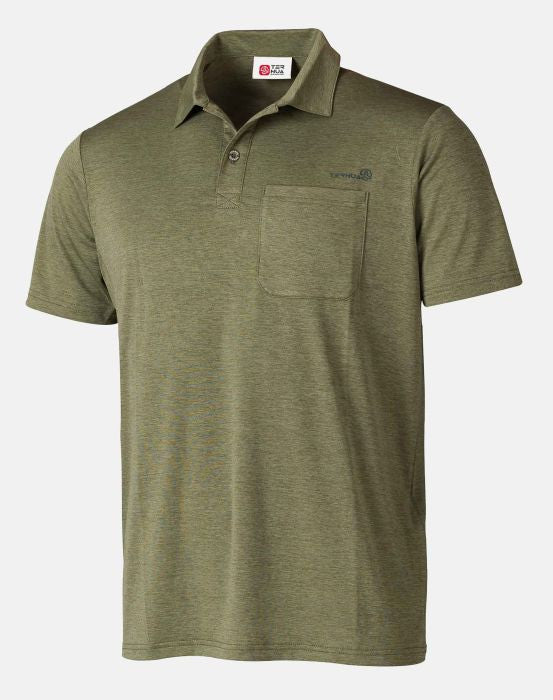POLO C TRASPI VERDE BOLSILLO 1