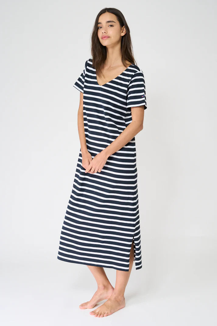 VESTIDO BATELA RAYAS MARINERA 1