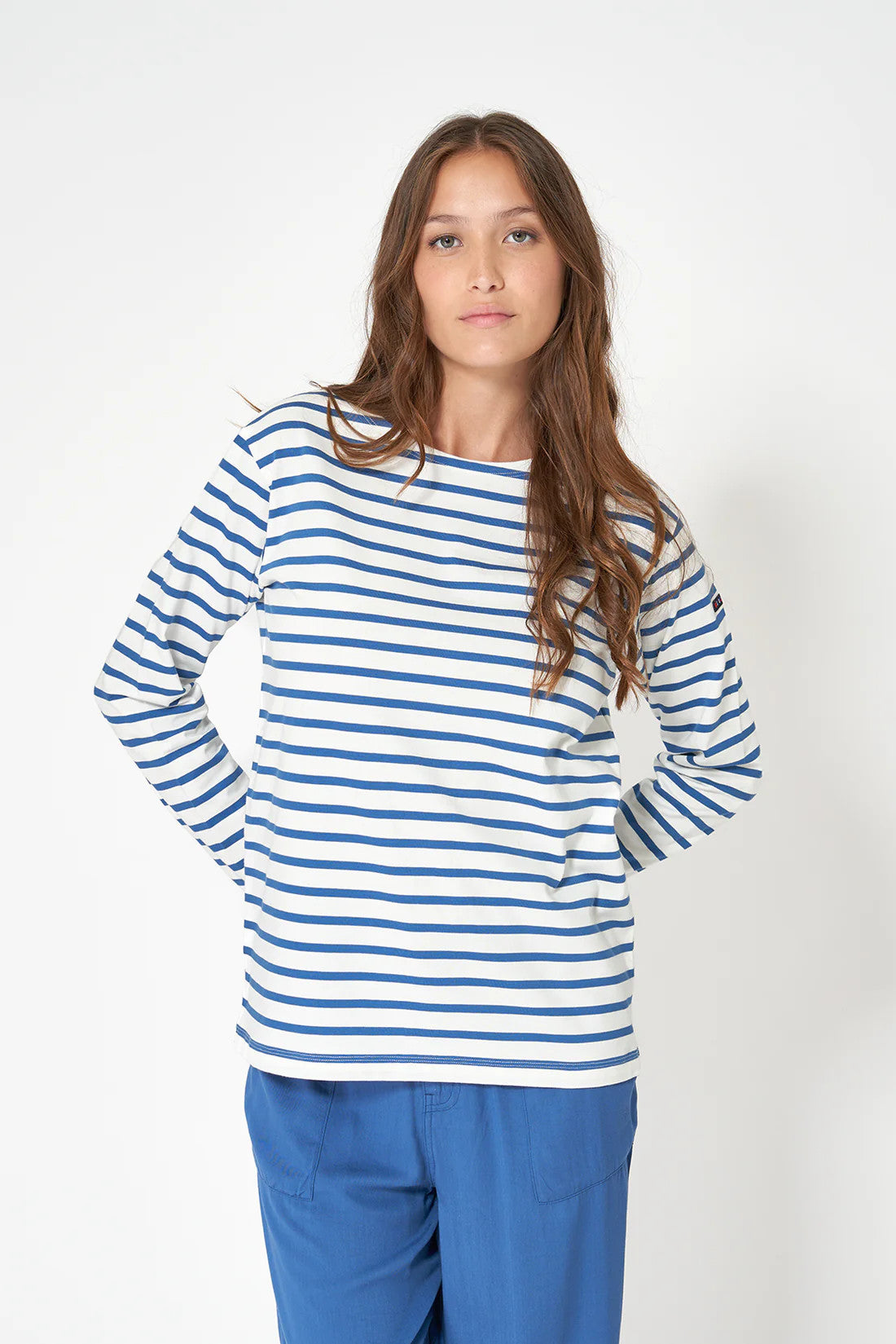 CAMISETA BATELA RAYAS MARINERA BLCO/MNO 1