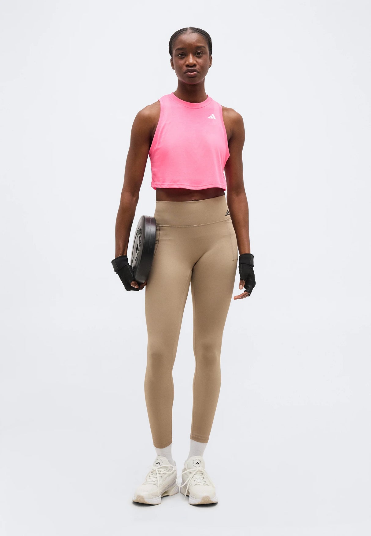 TOP ADIDAS TRAIN ESSENTIALS BOXY WORKOUT ROSA 2