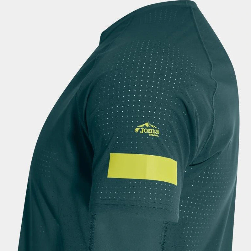 CAMISETA MANGA CORTA R-TRAIL NATURE VERDE TURQUESA 2