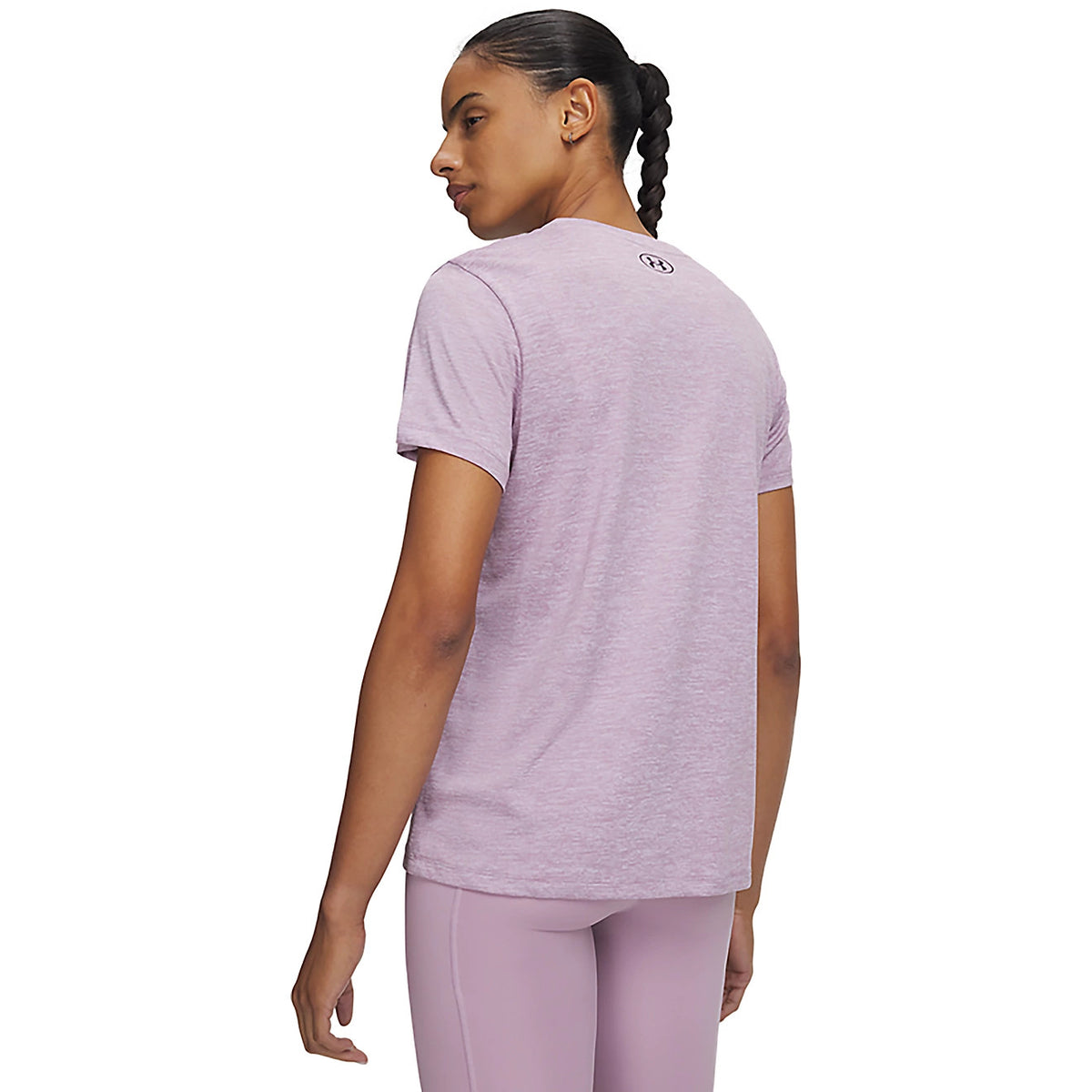 CAMISETA PICO UA TECH™ TWIST SSC LILA 2