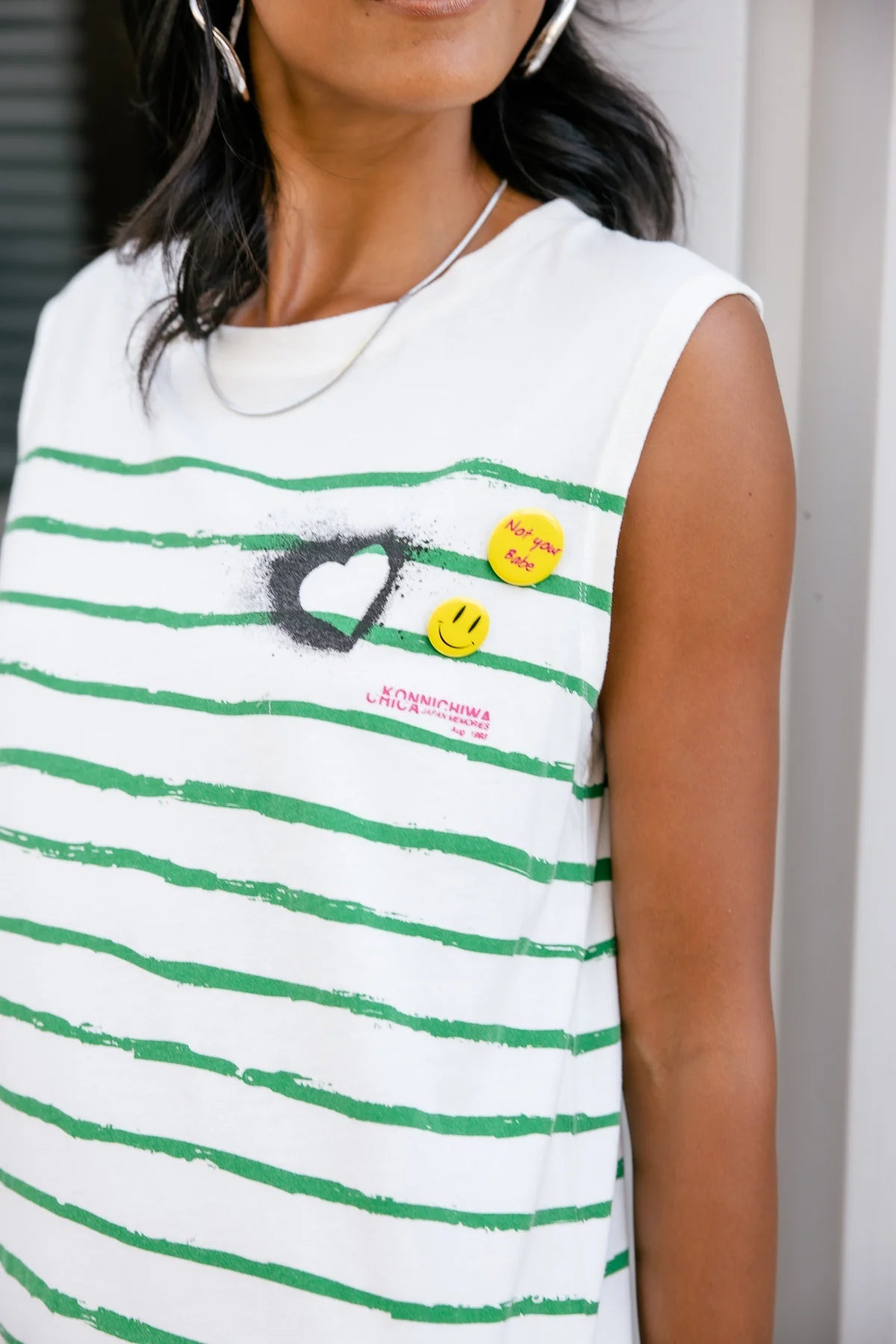 FREEMAN T. PORTER VESTIDO RAYAS VERDE REAVE SAILOR ROCK