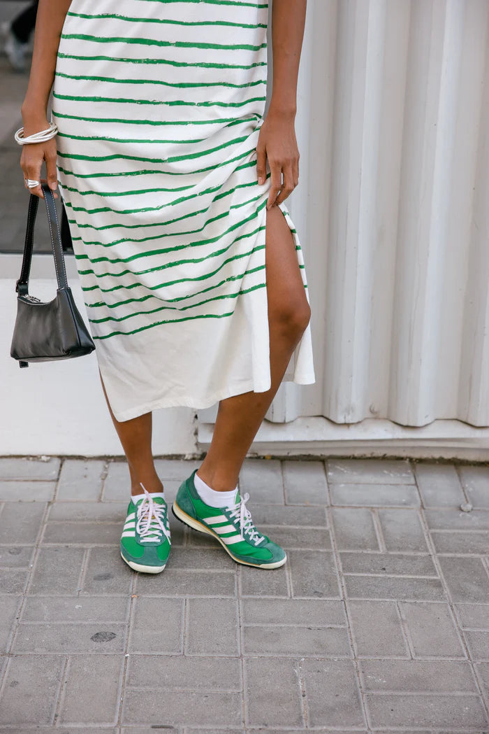 FREEMAN T. PORTER VESTIDO RAYAS VERDE REAVE SAILOR ROCK