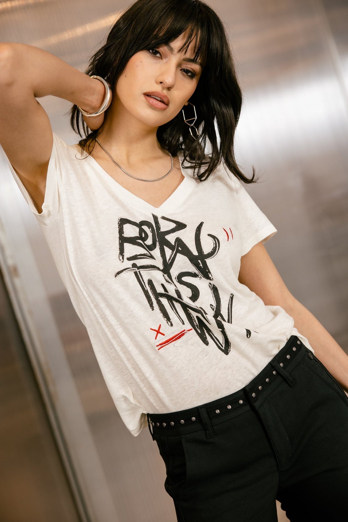FREEMAN T. PORTER CAMISETA ESTAMPADA TONIA BORN