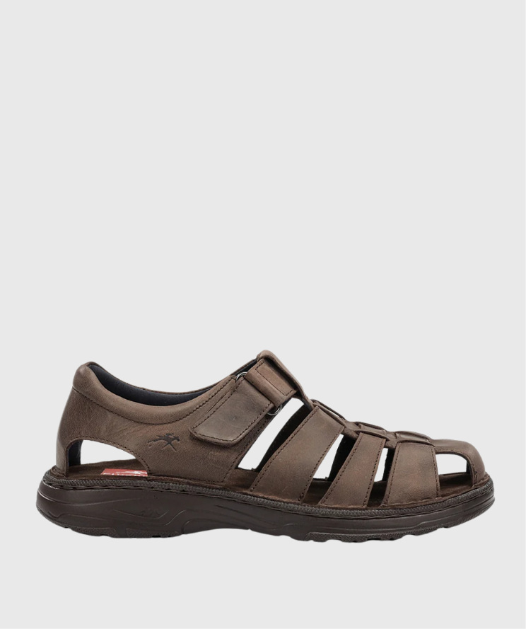 Fluchos – Sandalias cerradas de piel con velcro hombre 1