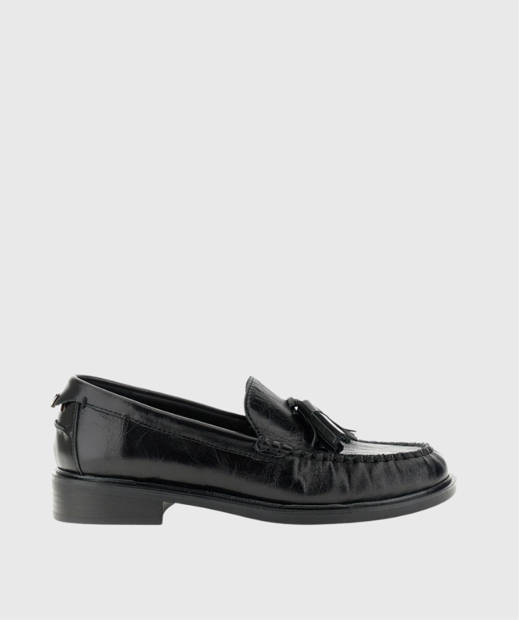 Café Noir – Mocasines de piel con borlas 1