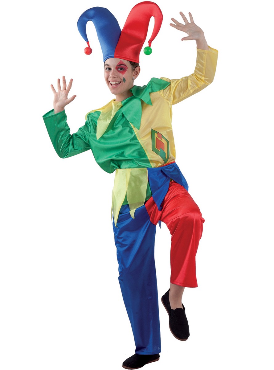 Disfraz de bufón de la corte para niño 1